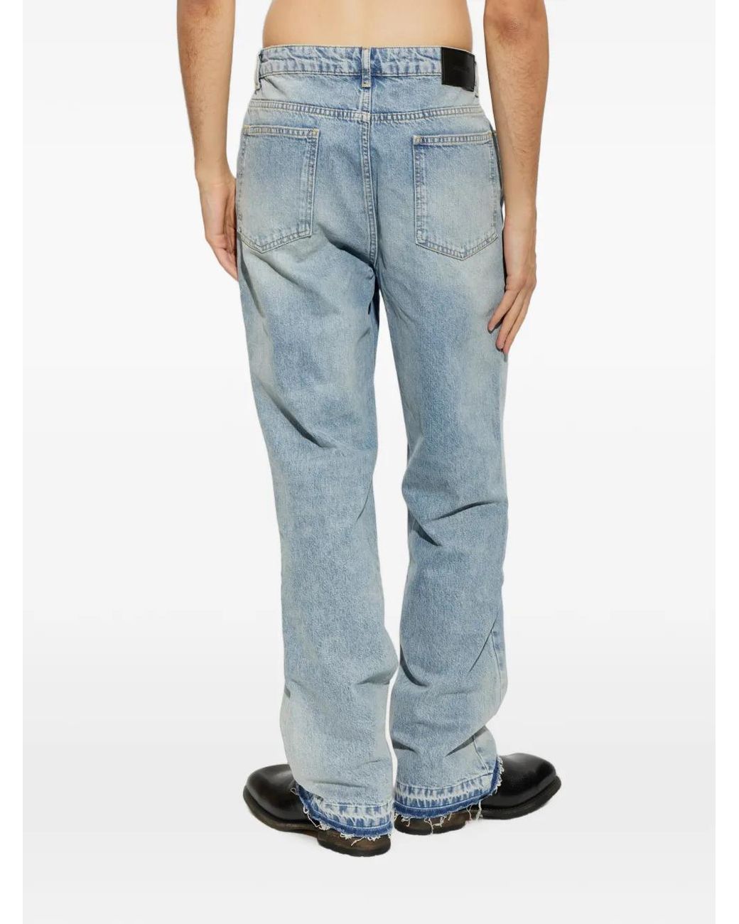 Represent Blue Jean Heaton À Effet Usé for men