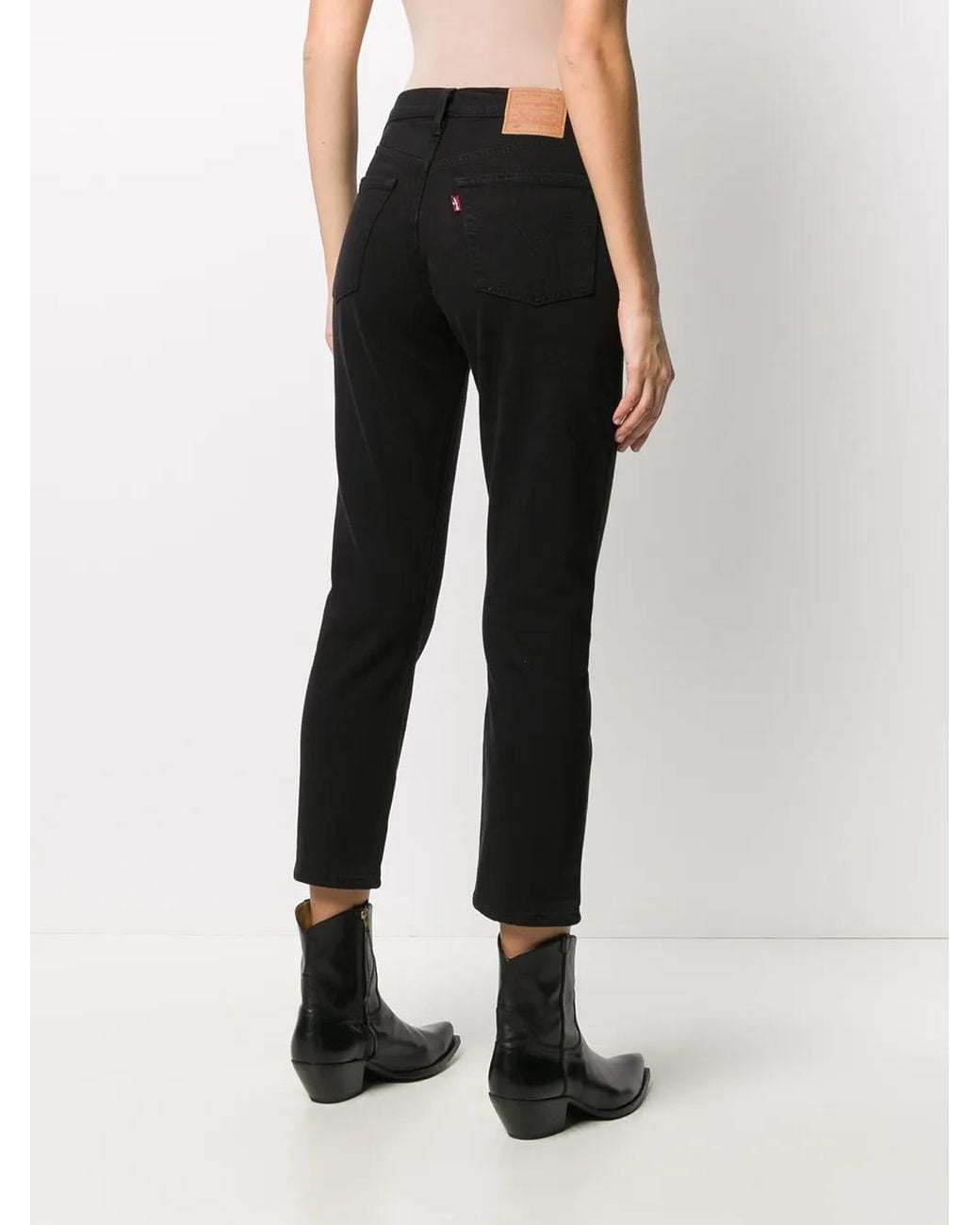 Levi's Black 501 Crop