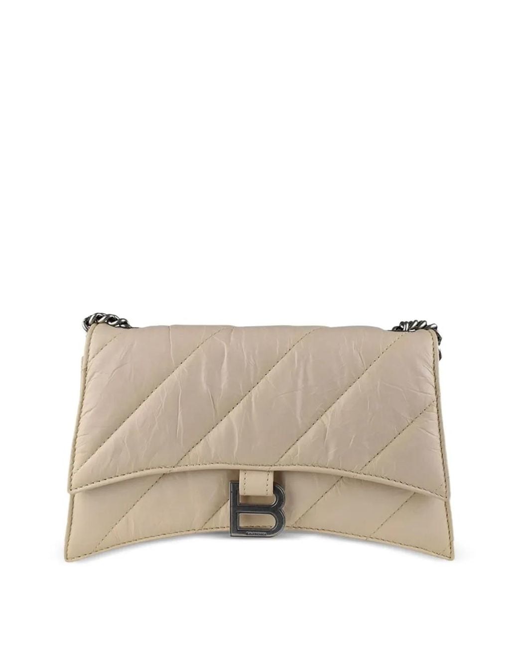Balenciaga Natural Xs Crush Crossbody Bag