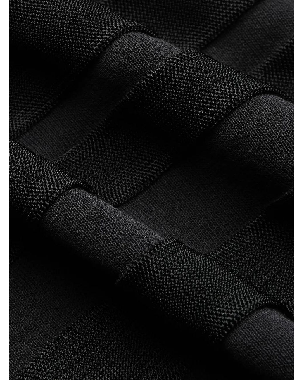 Zimmermann Black Valiant Pleated-Sleeve Sweater