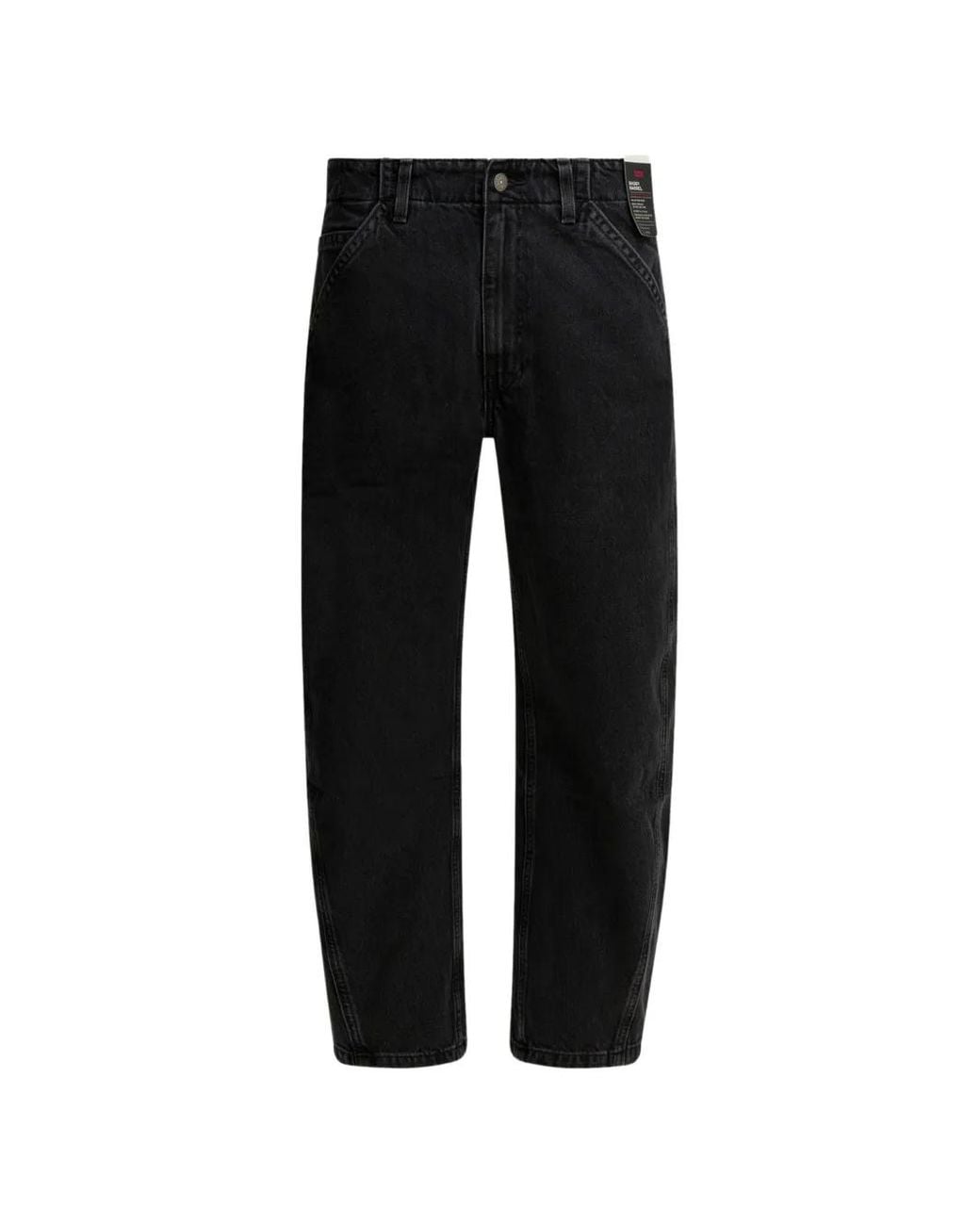 Levi's Black Baggy Barrel Jeans for men