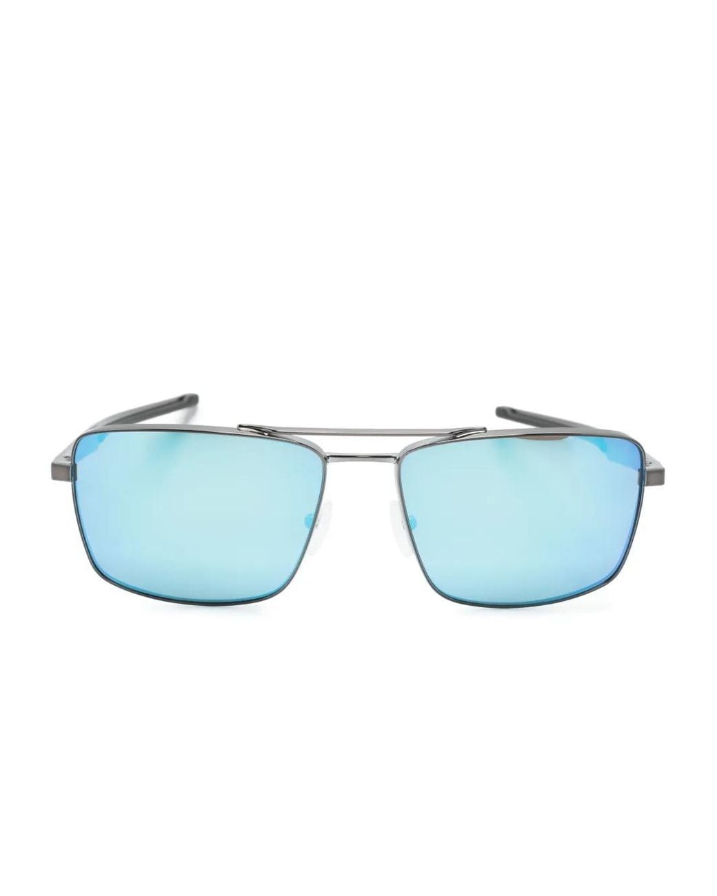 Ferrari Blue Pilot-Frame Sunglasses