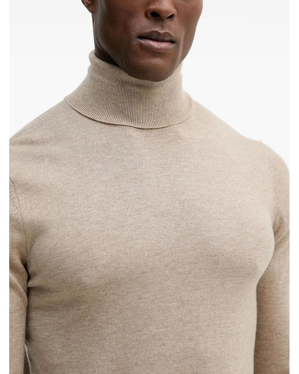 Guess Natural Roll-Neck Sweater for men