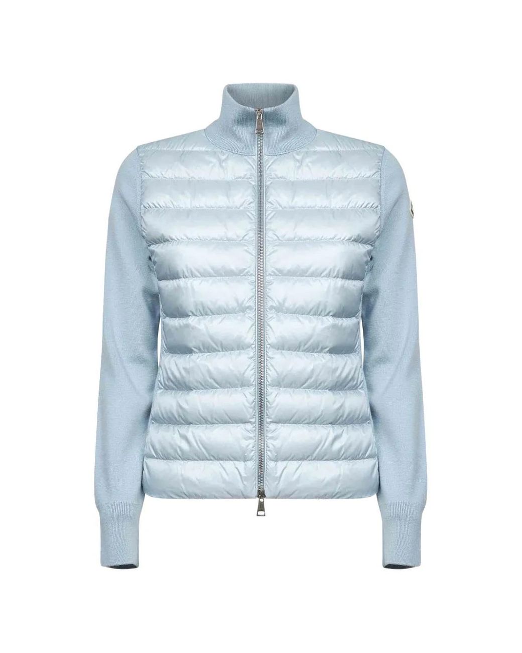 Moncler Blue Padded Quilted Jacket