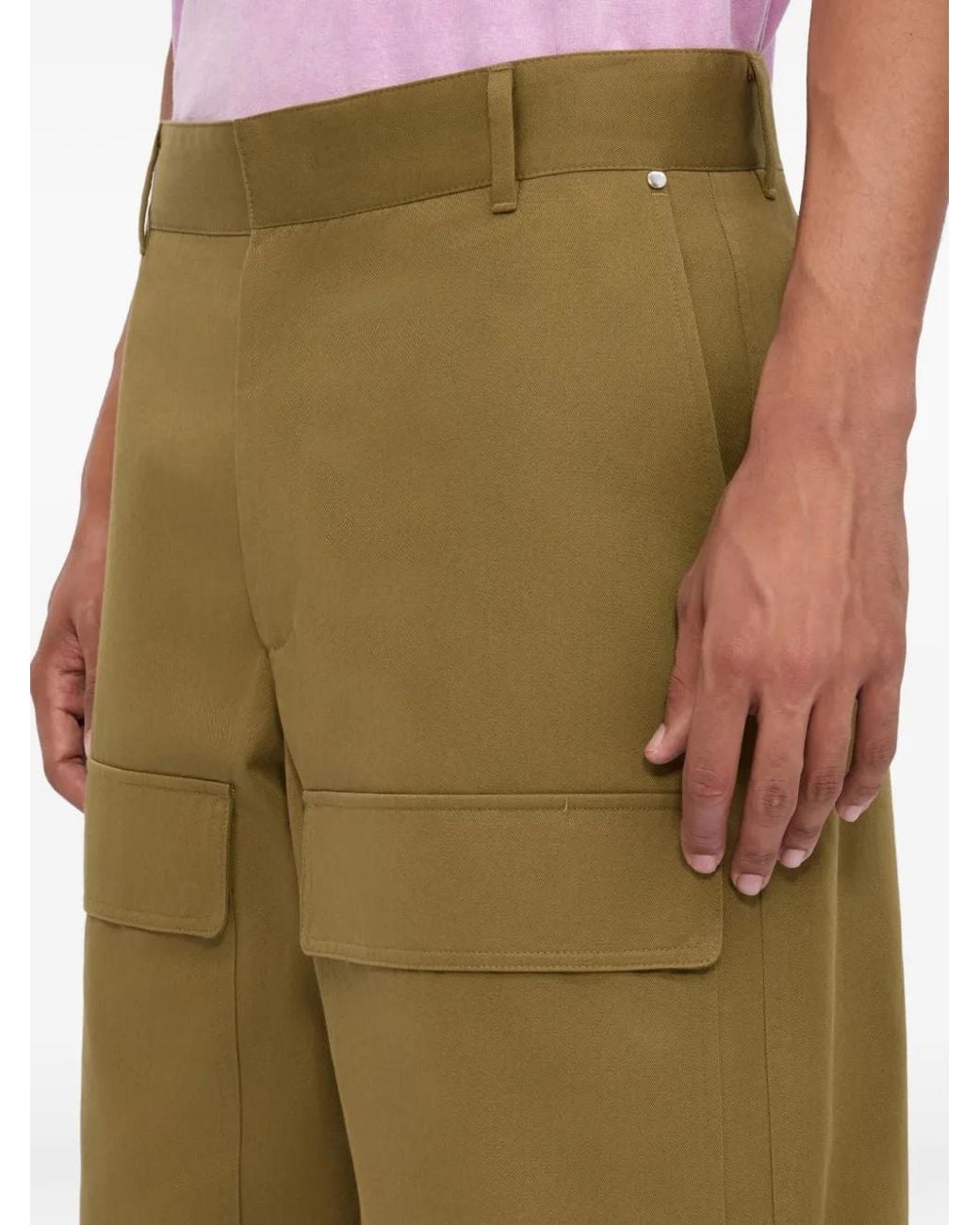 MSGM Klassische Cargo-Shorts in Green für Herren