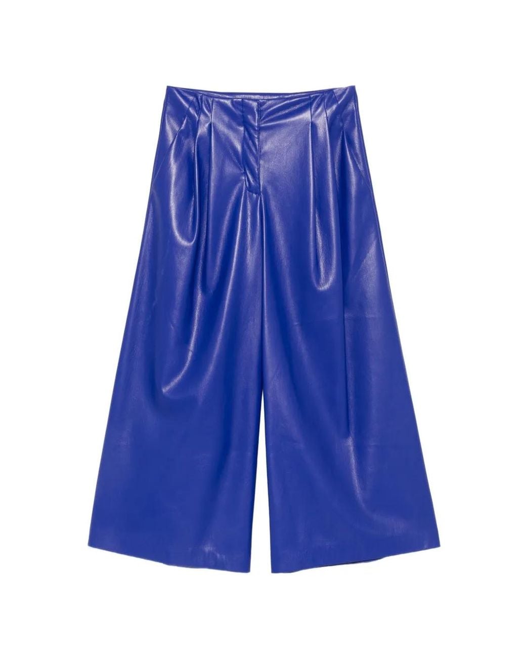 Liviana Conti Blue Wide-Leg Trousers