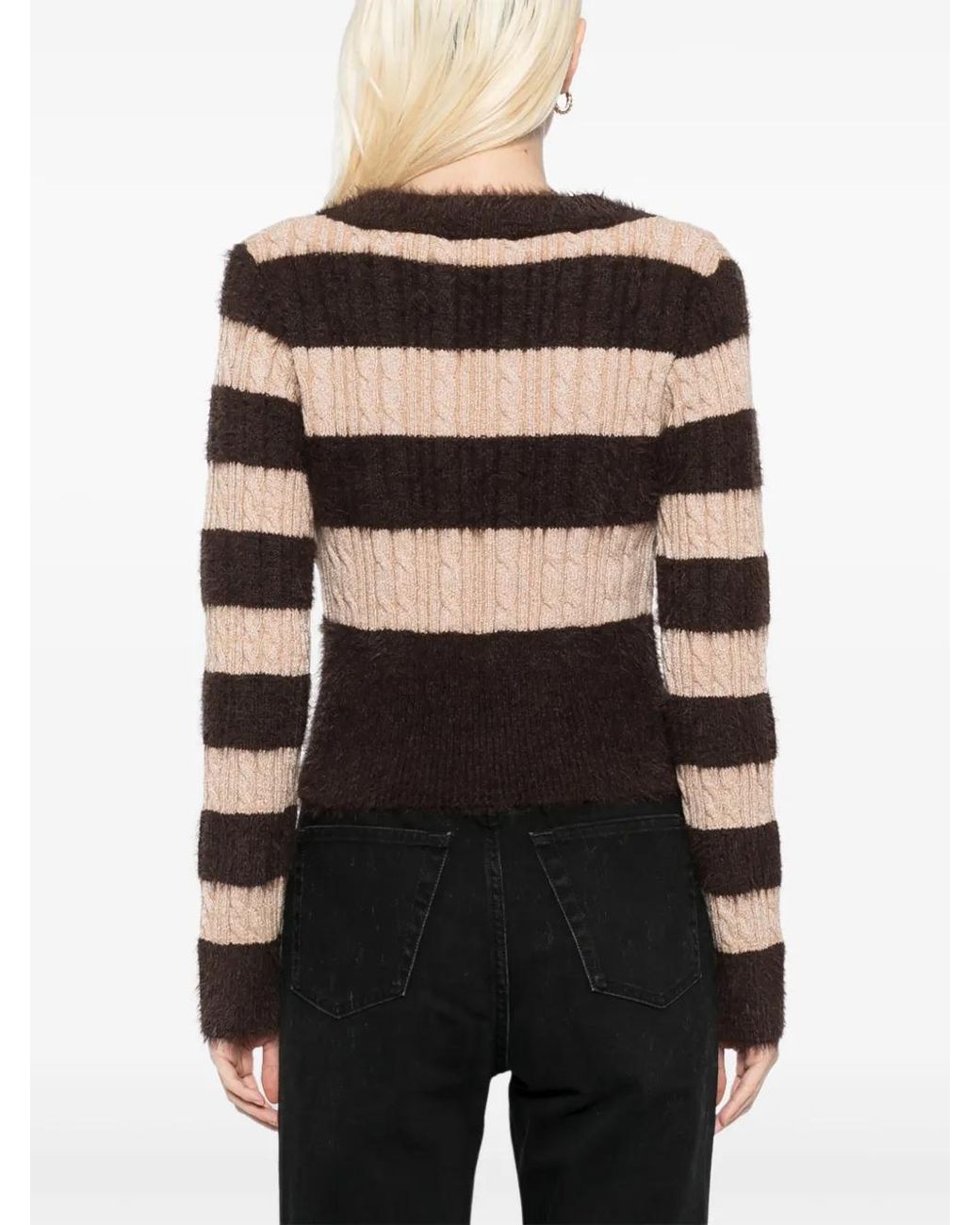 B+ AB Black Pullover Mit Schaldetail