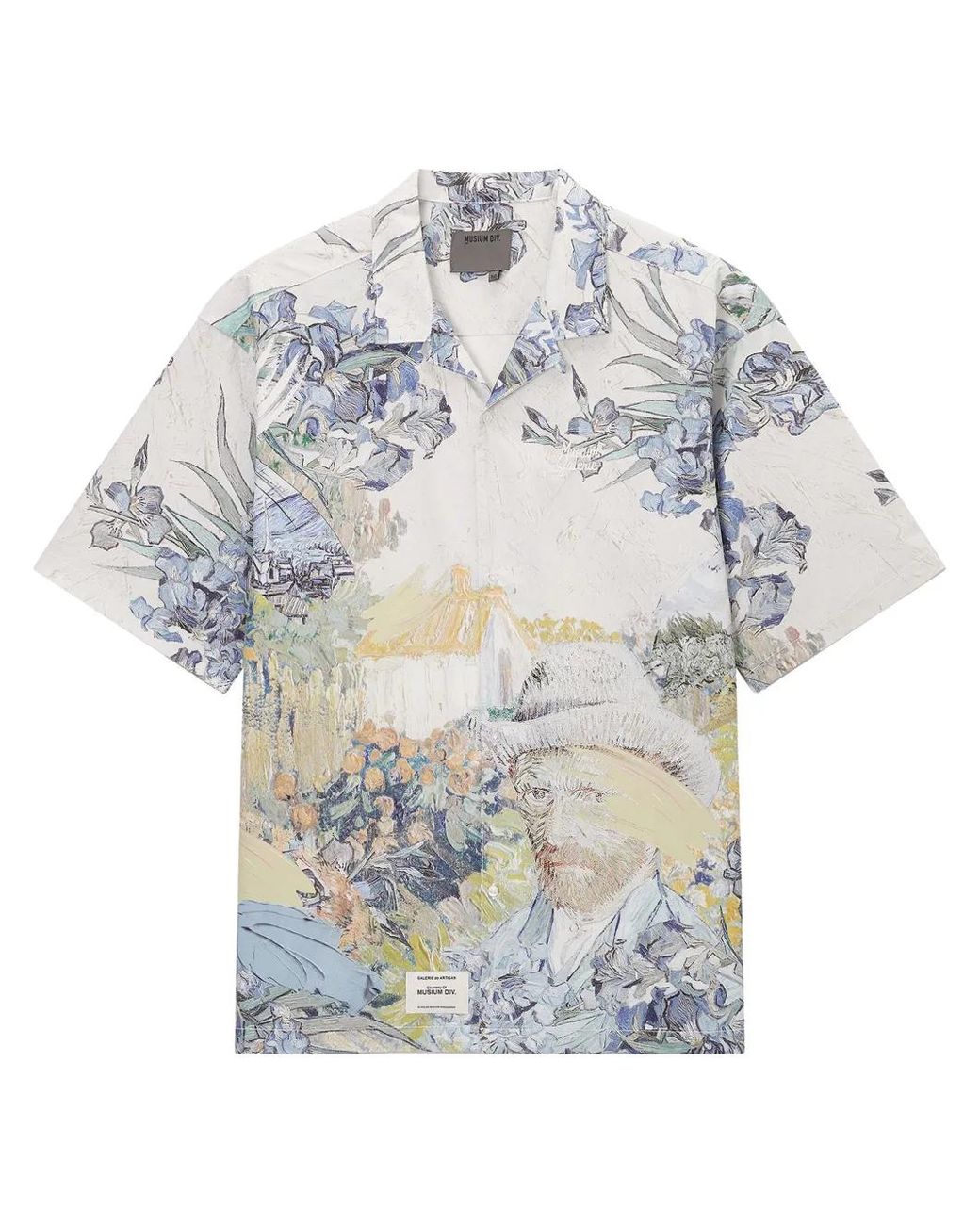 Musium Div. White Cotton Shirt for men