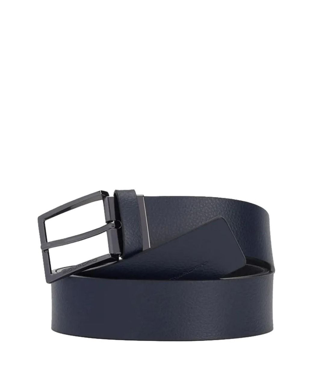 Piquadro Blue Leather Belt