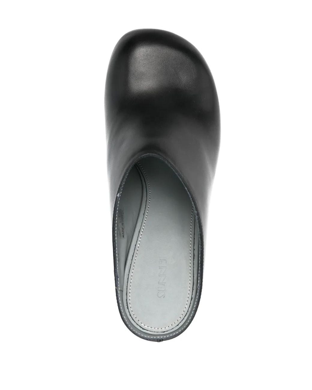 Sunnei Black 1000Chiodi 105Mm Leather Mules