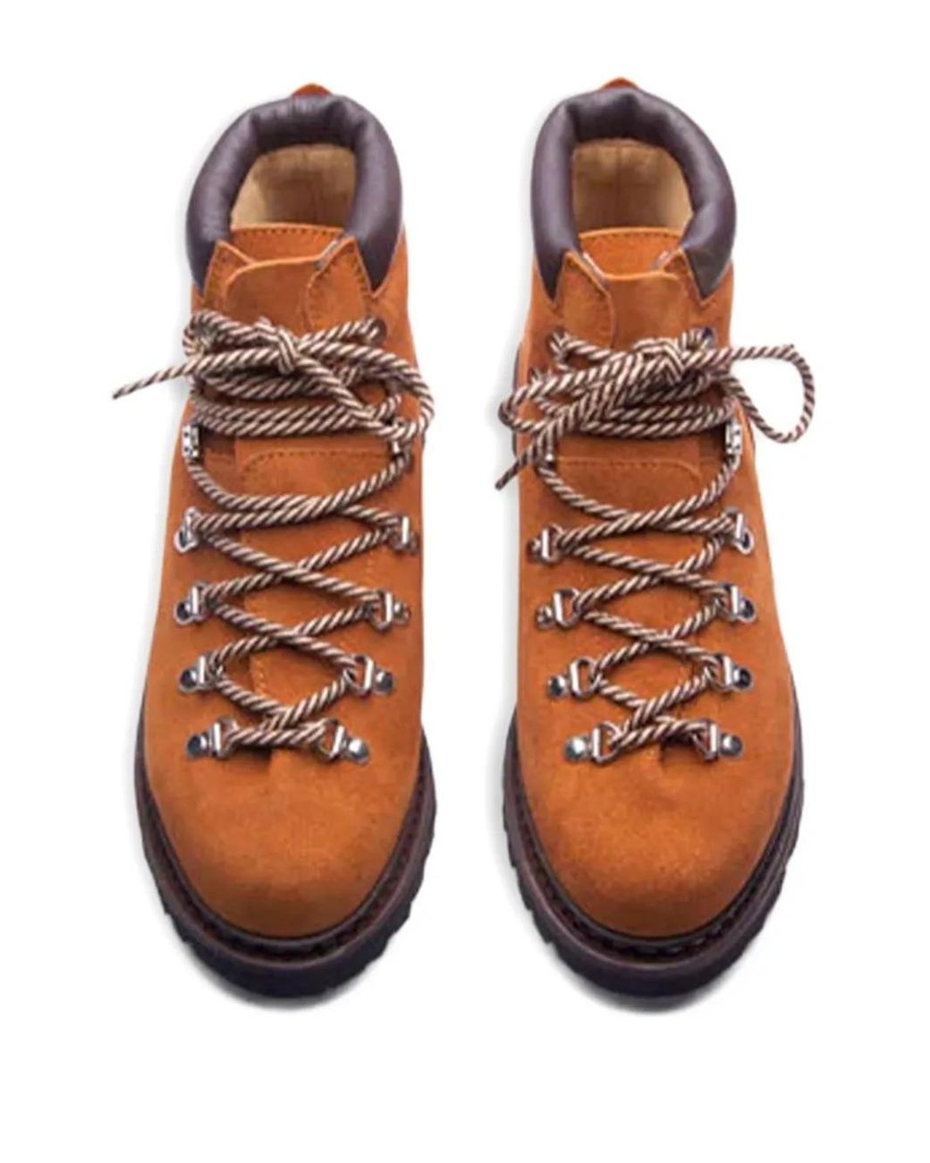 Paraboot Brown Lace-Up Suede Boots for men