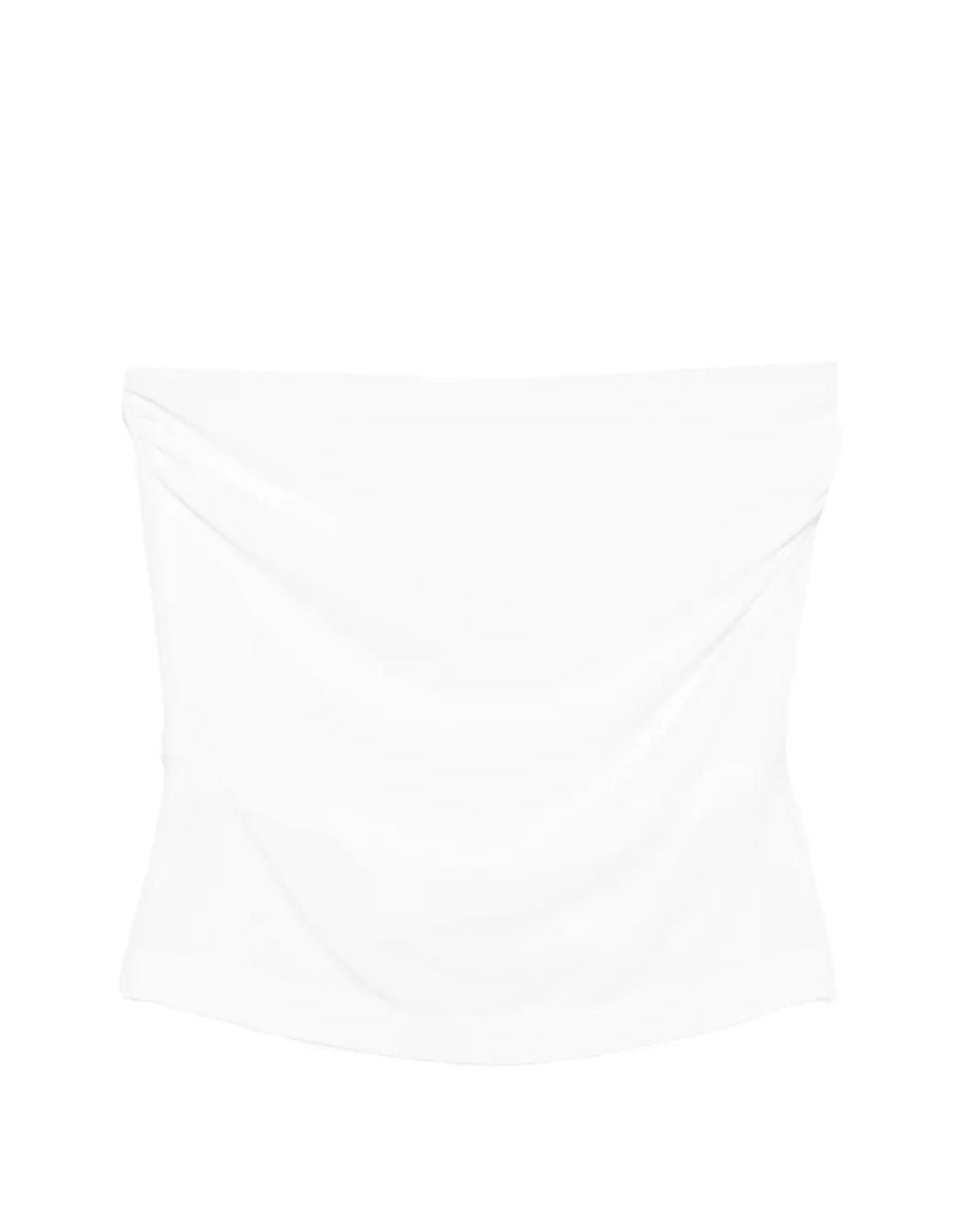 Norma Kamali White Tube Top