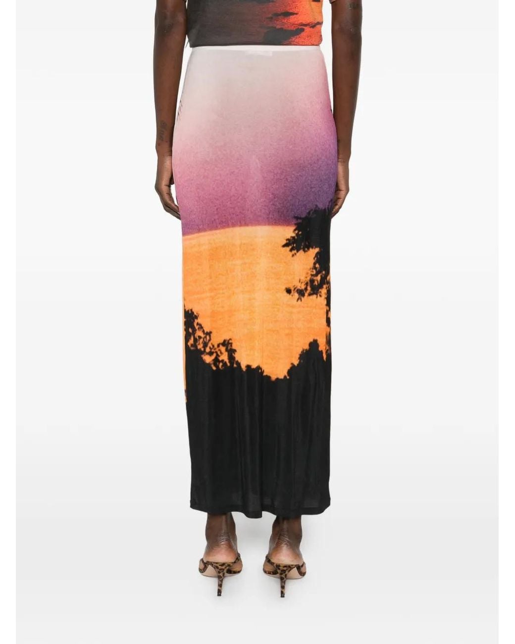Rabanne White Maxi Skirt