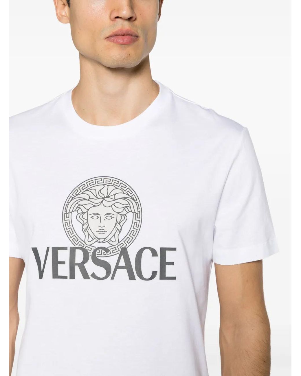 Versace 'Medusa' T-Shirt in White für Herren