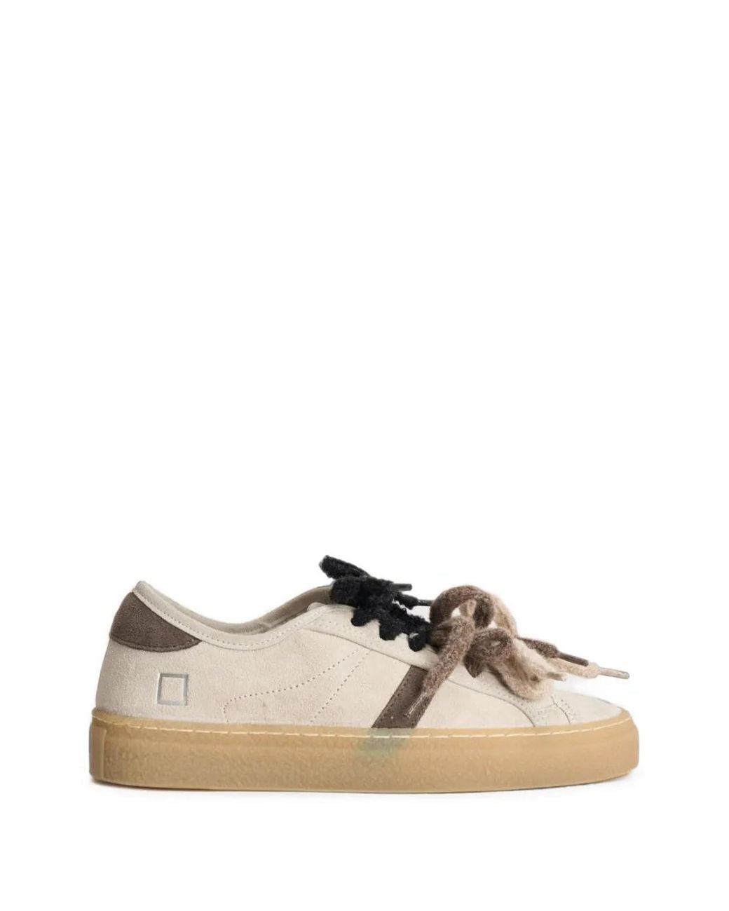 Date Multicolor Tender Suede Chunky-Lace Sneakers