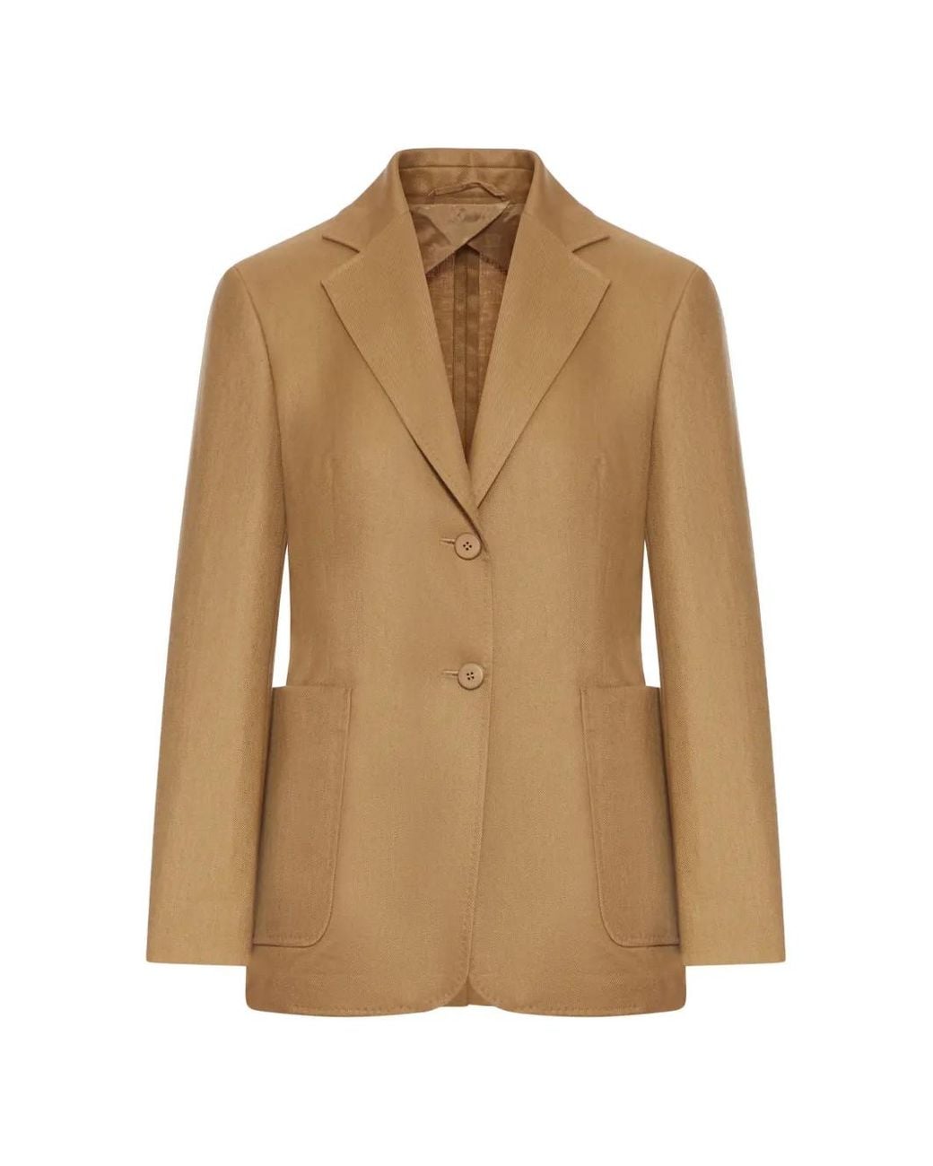 Max Mara Natural Linen Blazer