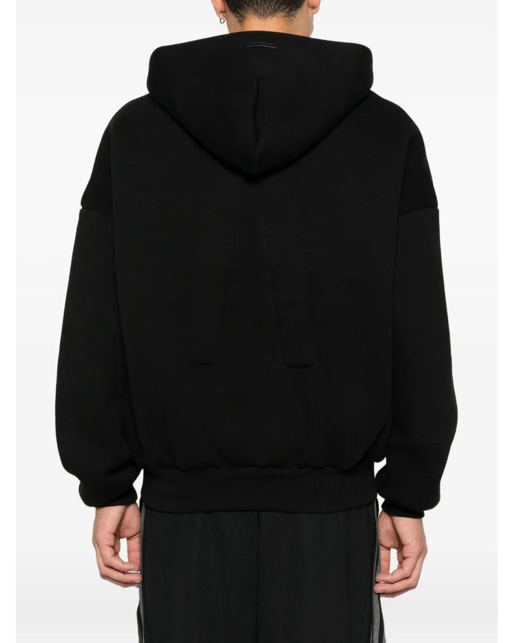 Fear Of God Black Zip Hooded Hoodie for men