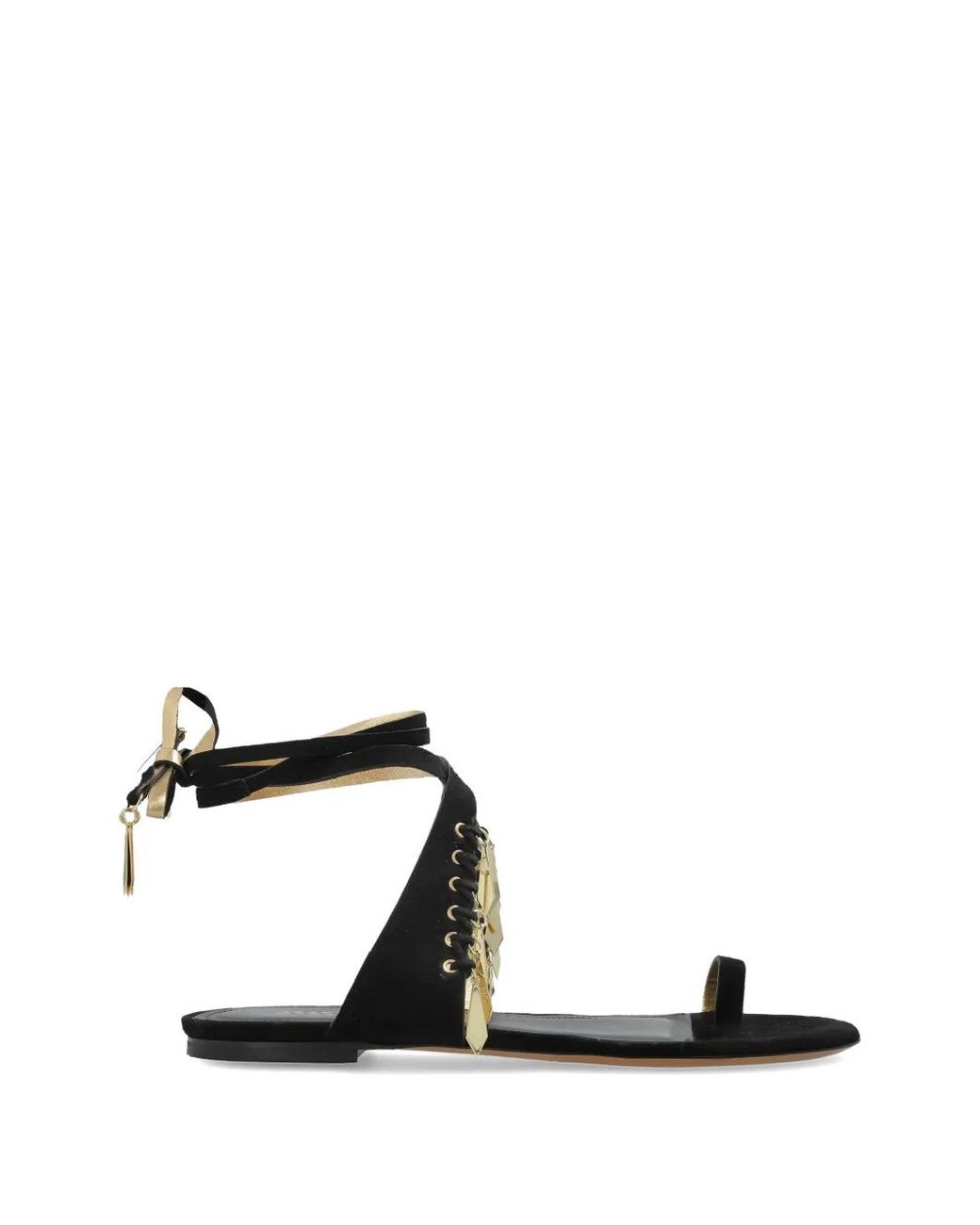 Isabel Marant Black Dreena Embellished Sandals