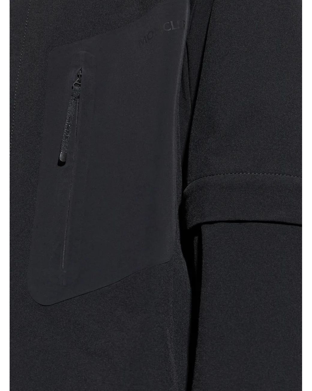 Moncler Blue Logo 2-In-1 Shirt Jacket for men