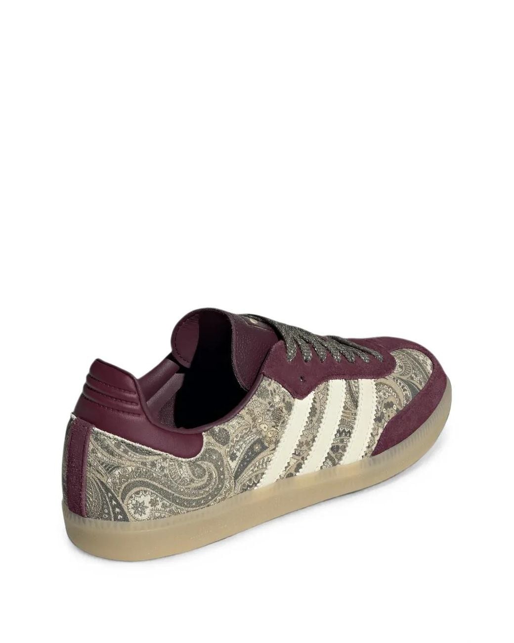 Adidas Brown X Liberty London Samba Og Paisley-Print Sneakers for men