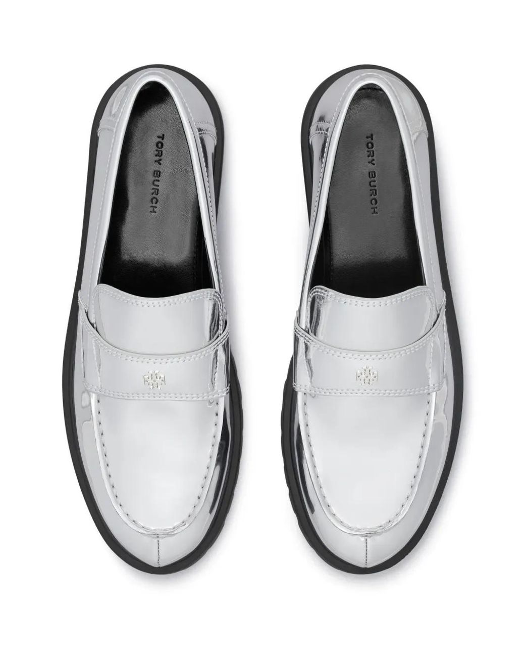 Tory Burch White Flat Shoes
