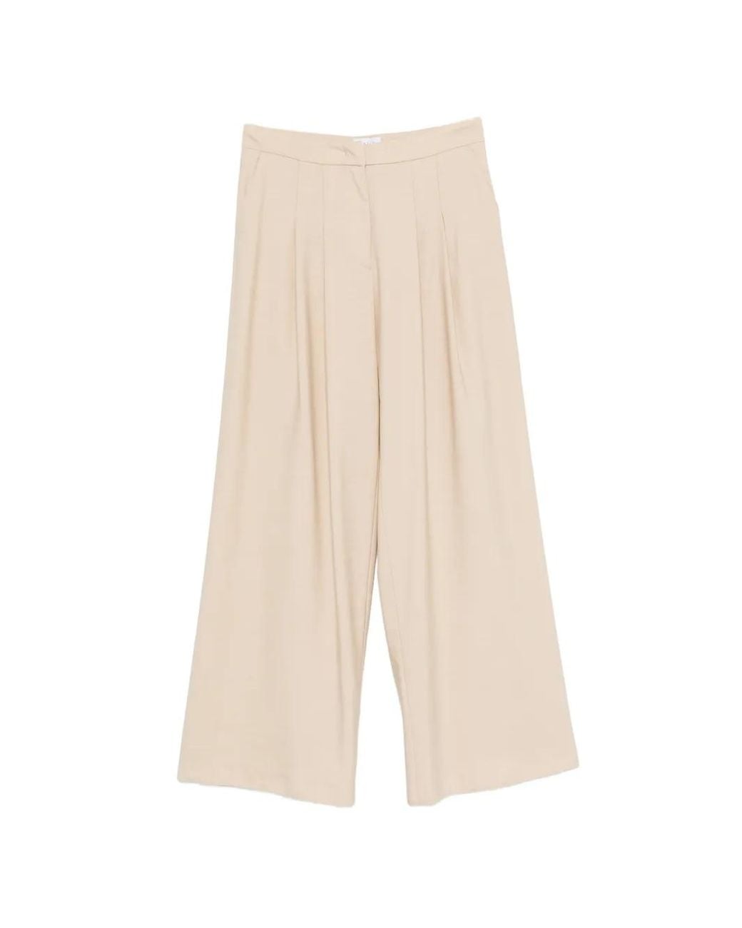 MVP WARDROBE White Pleated Trousers