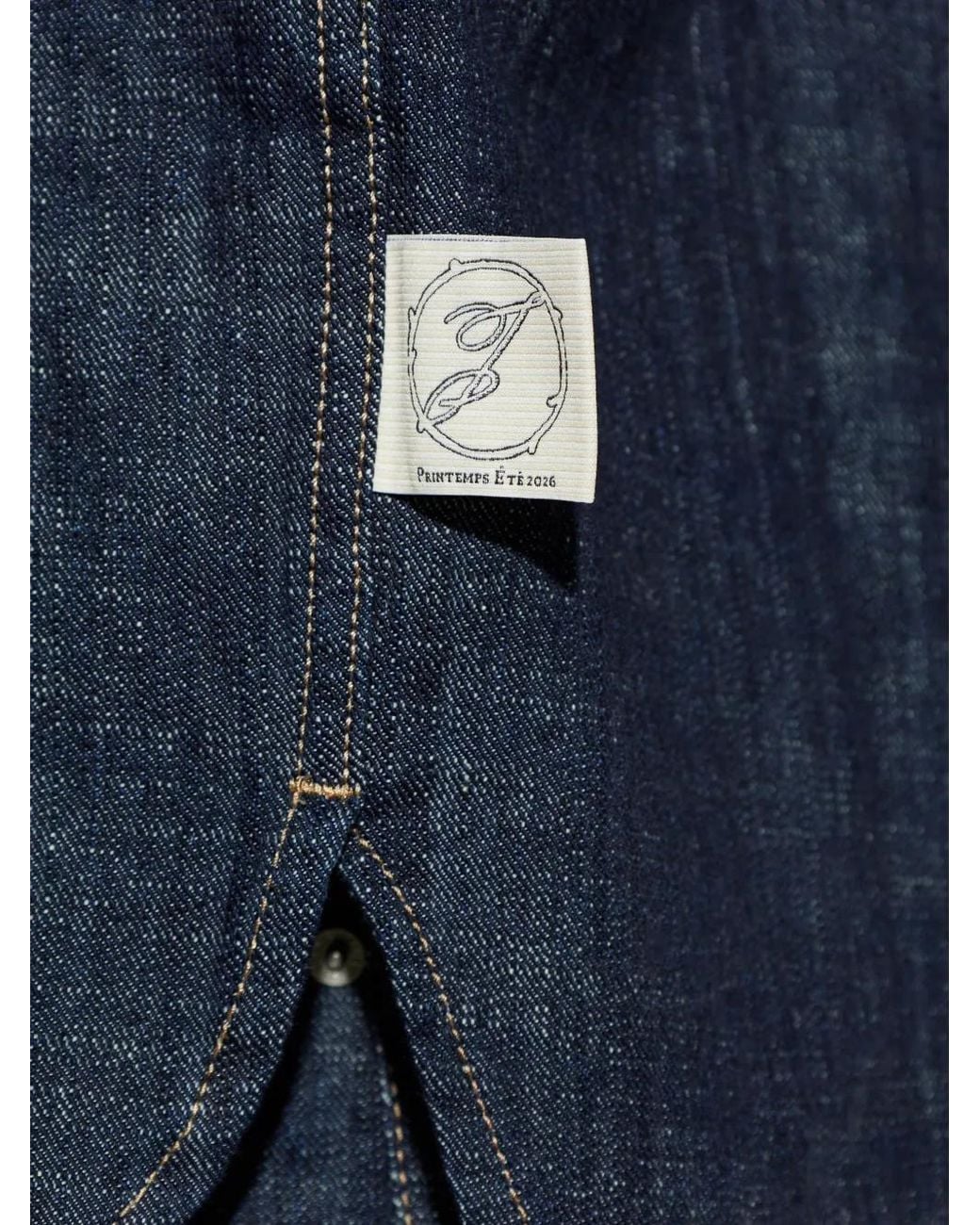 Jacquemus Blue The Simon De-Nîmes Denim Shirt for men