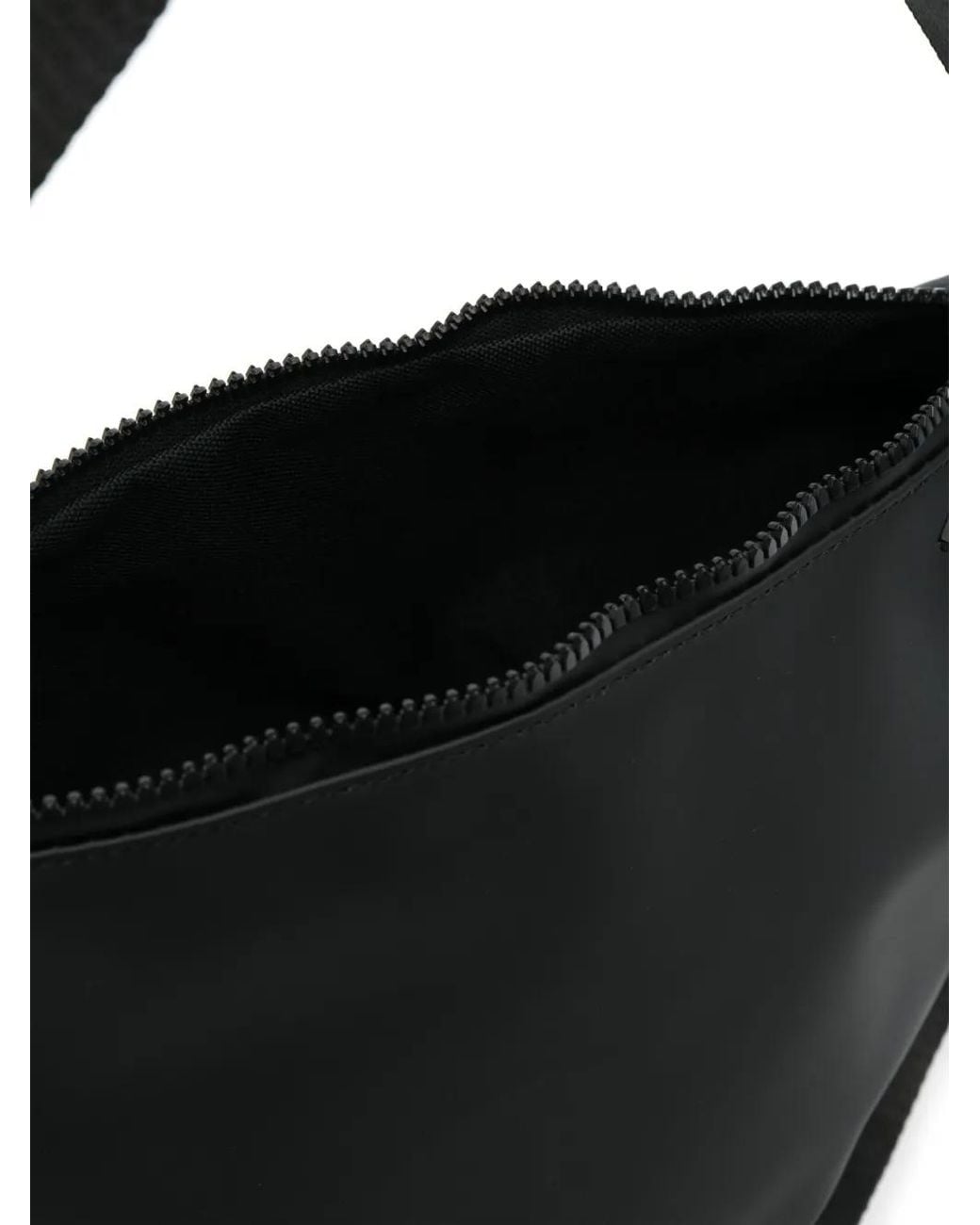 Rains Black Valera Shoulder Bag for men