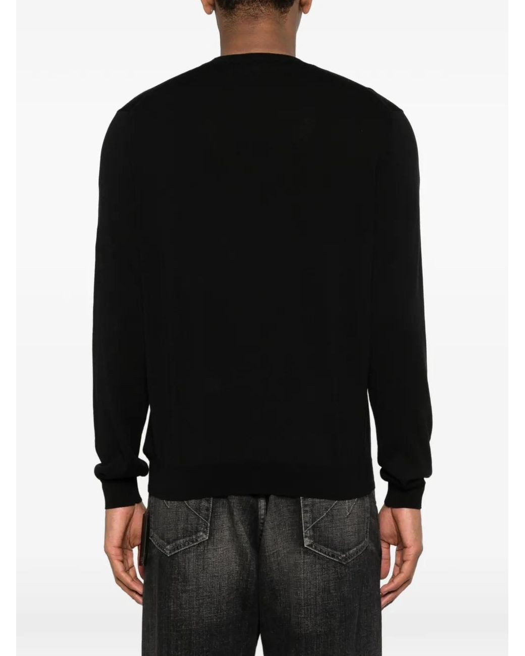 Pull À Col Rond Zanone pour homme en coloris Black