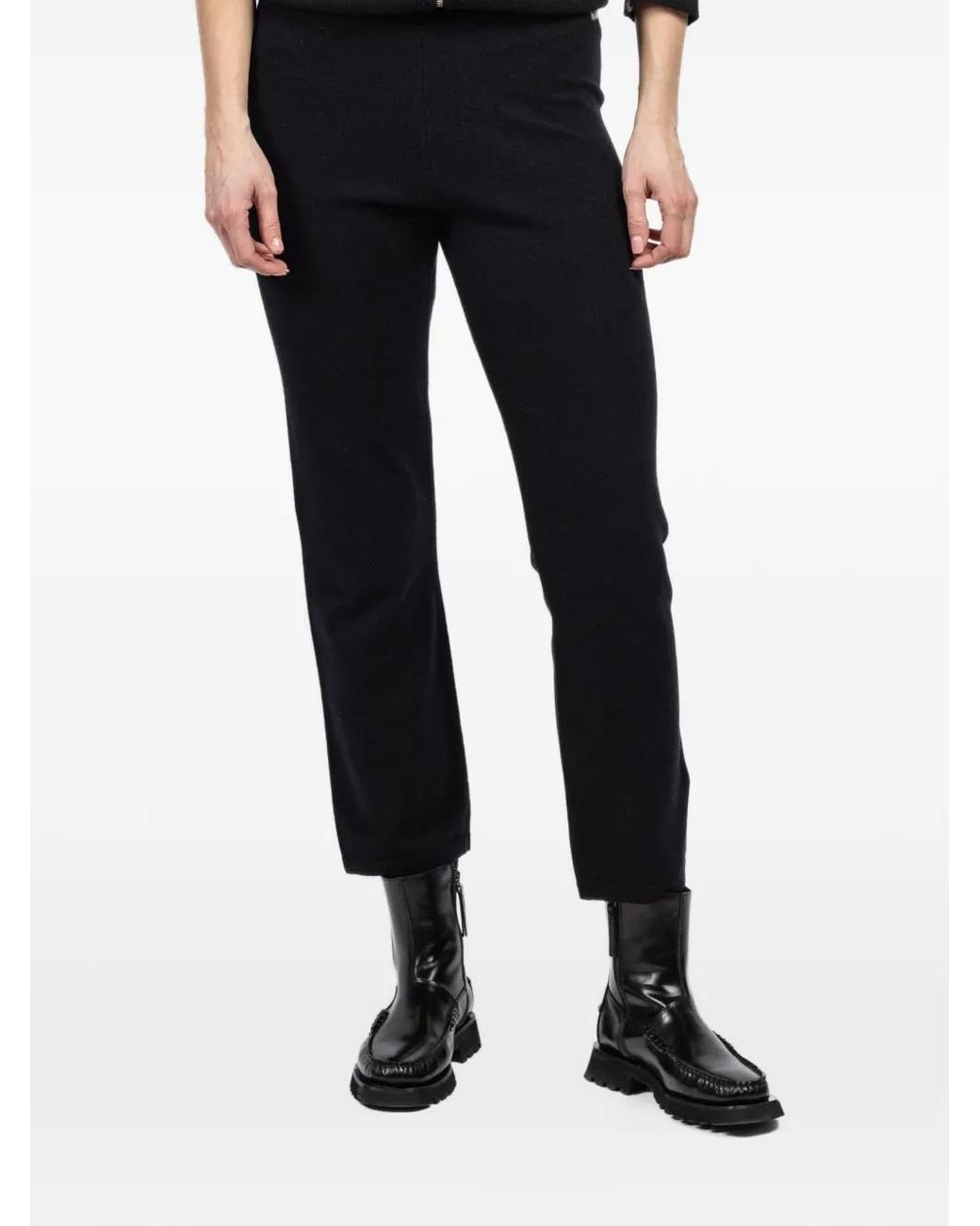 Extreme Cashmere Black Wander Drawstring Trousers