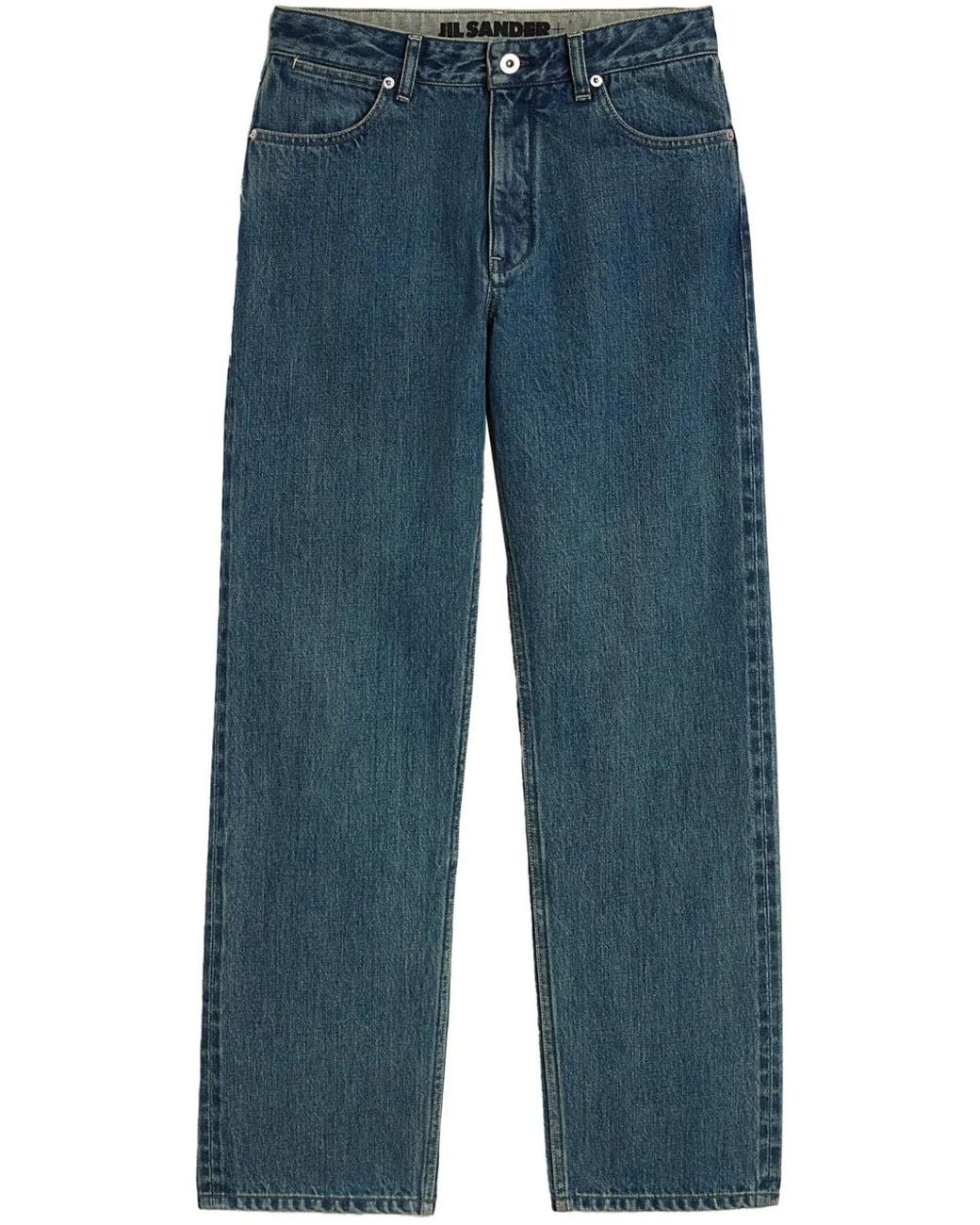 Jil Sander Blue Slim-Cut Jeans