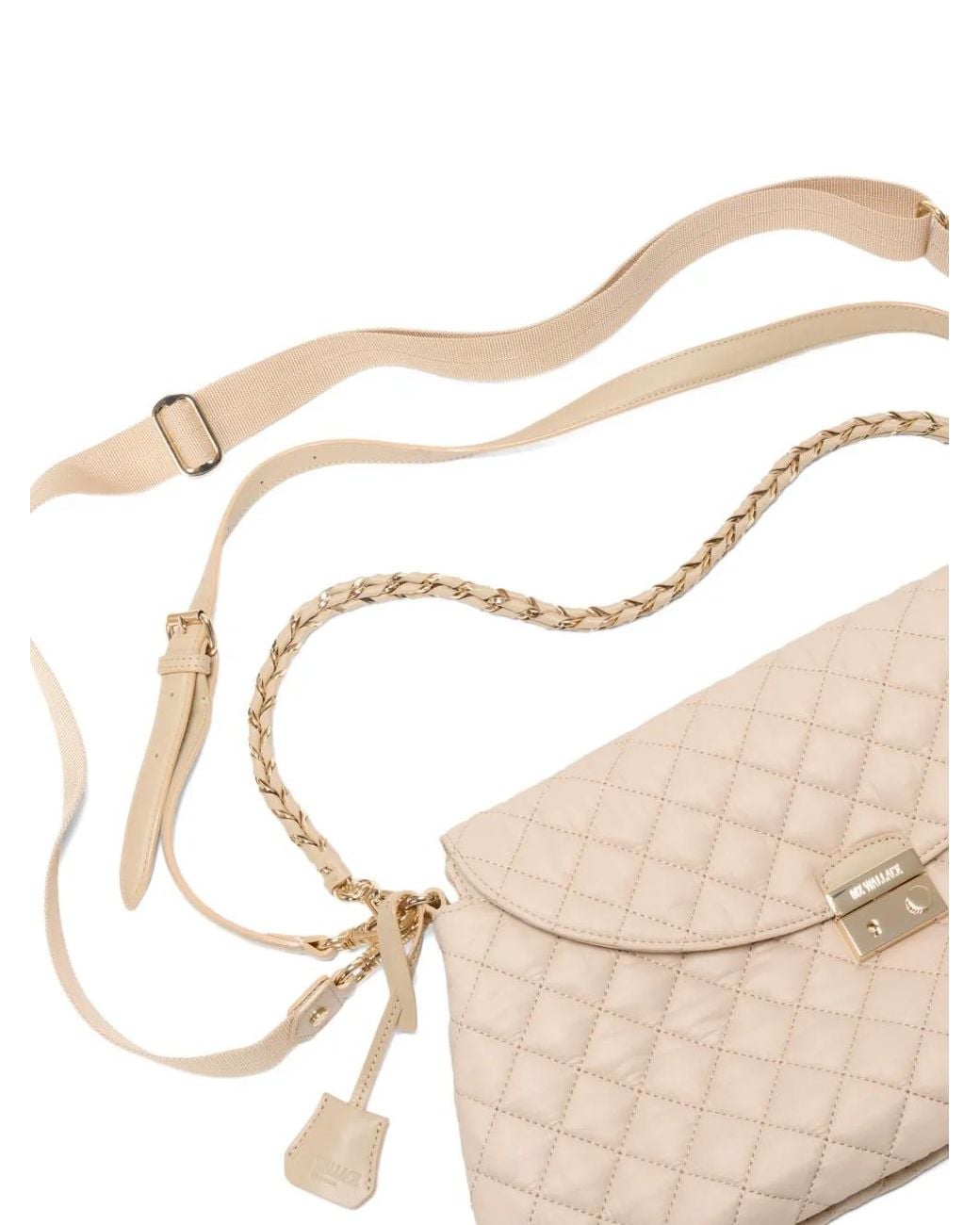 MZ Wallace Natural Crosby Shoulder Bag
