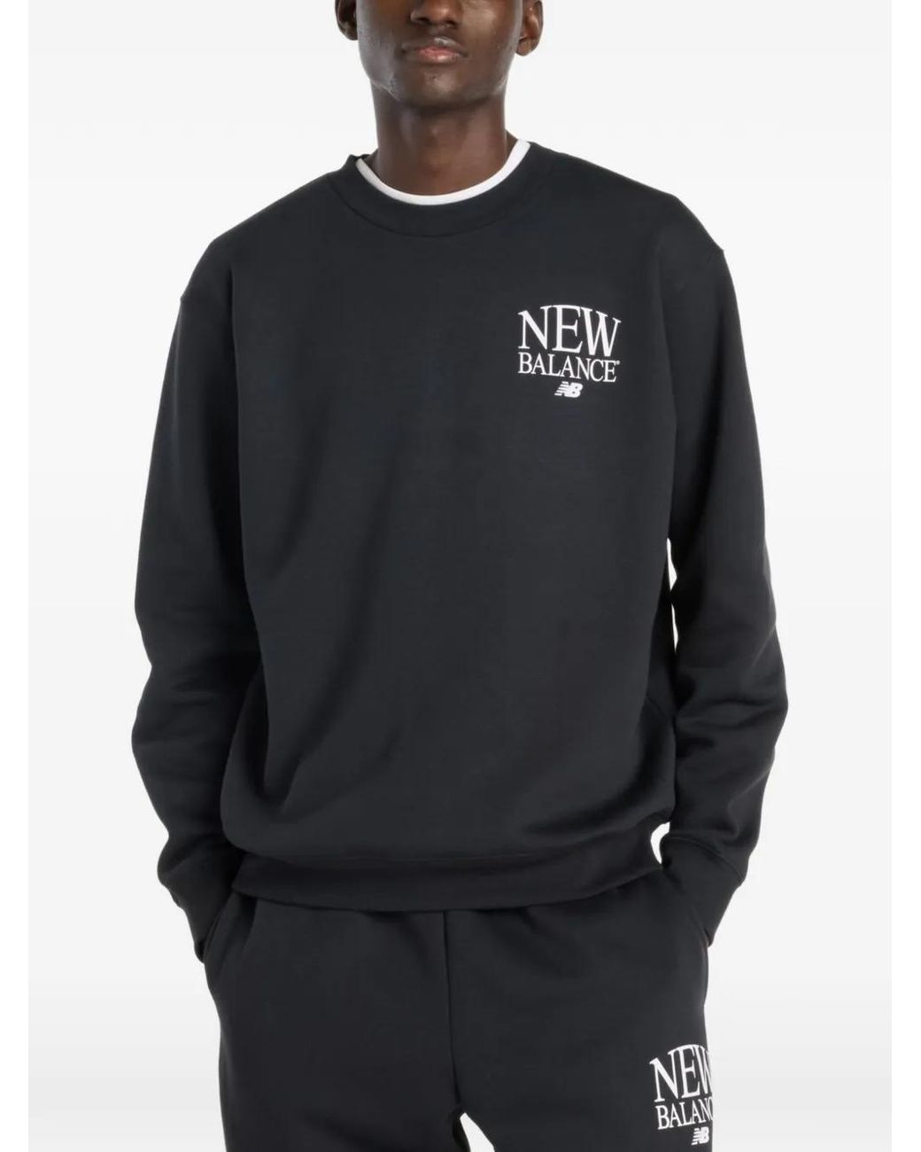 New Balance Blue Sweat À Logo Imprimé for men