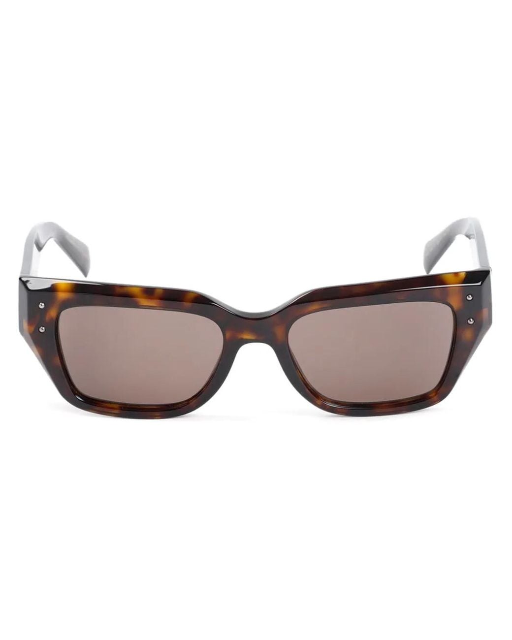 Dolce & Gabbana Brown Dg Sharped Sunglasses