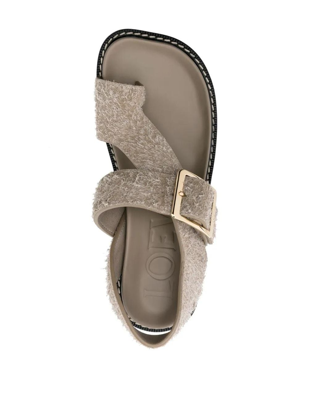 Loewe Brown Ease Heel Sandals