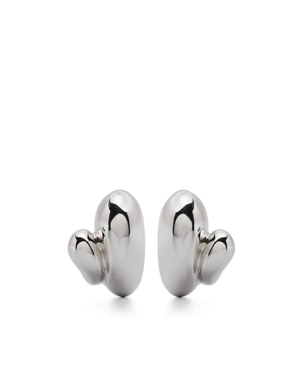 Maria Black White Sagene Trail Stud Earrings