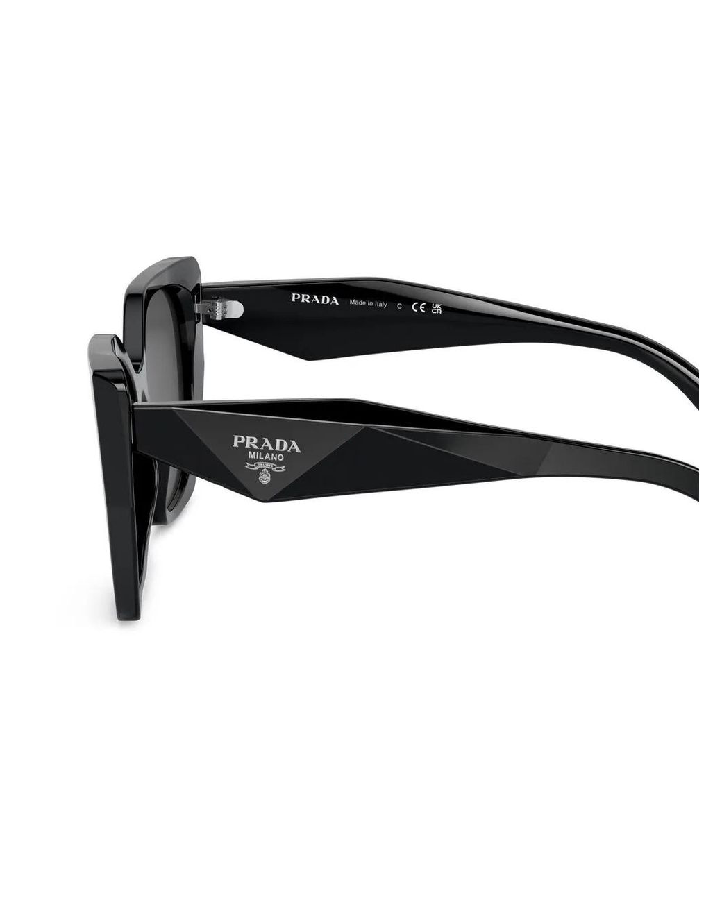 Prada Black Cat-Eye Sunglasses