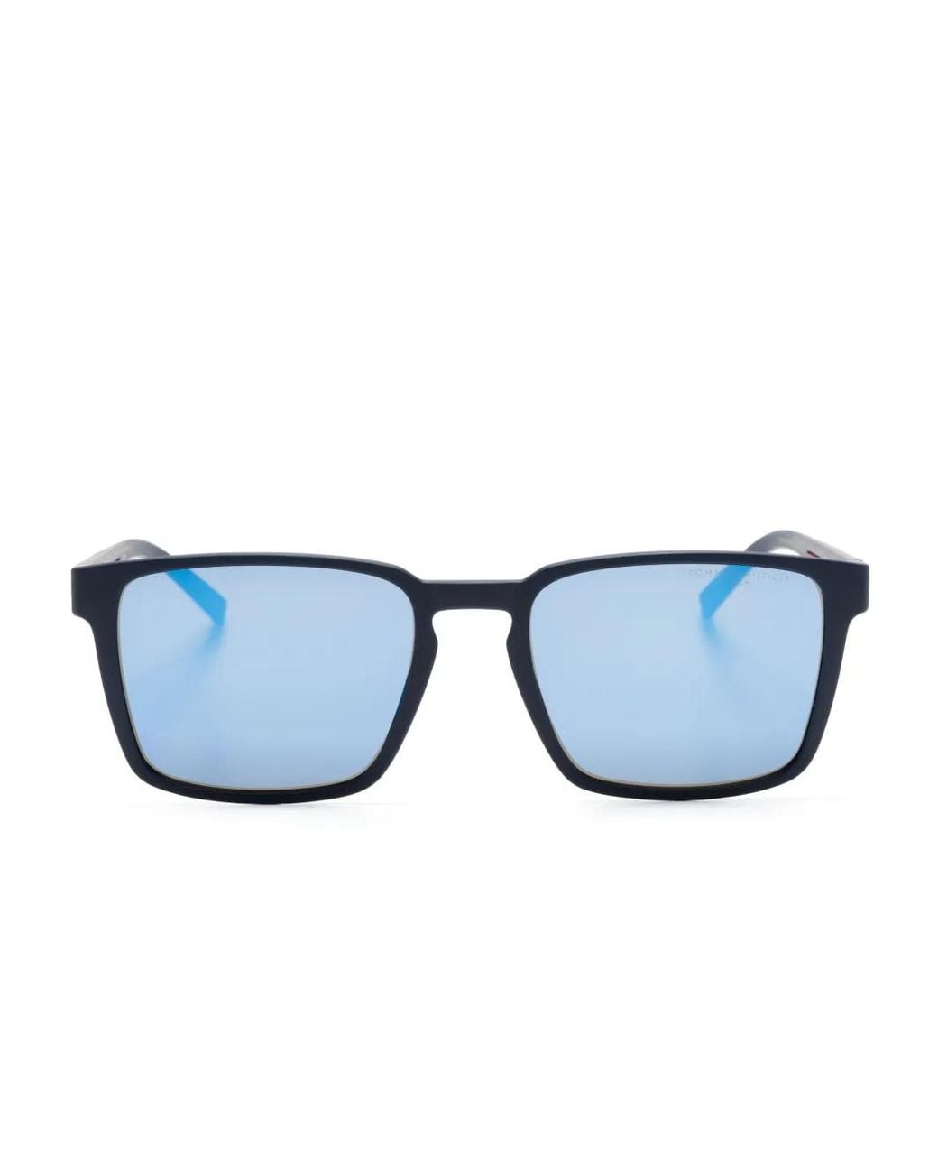 Tommy Hilfiger Blue Square-Frame Sunglasses for men