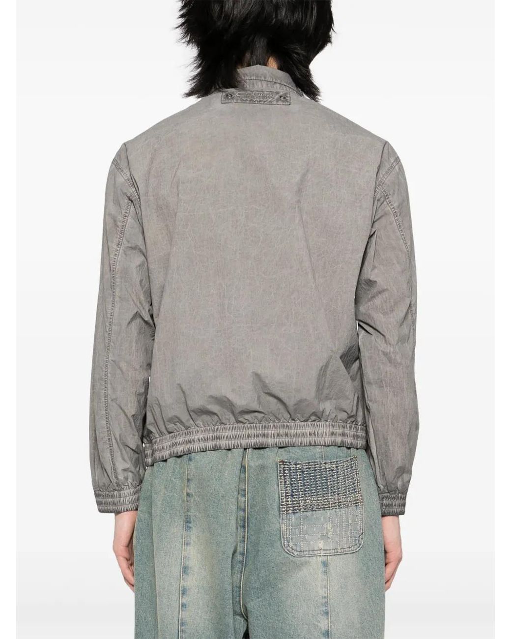 Giacca Con Zip di Izzue in Gray da Uomo