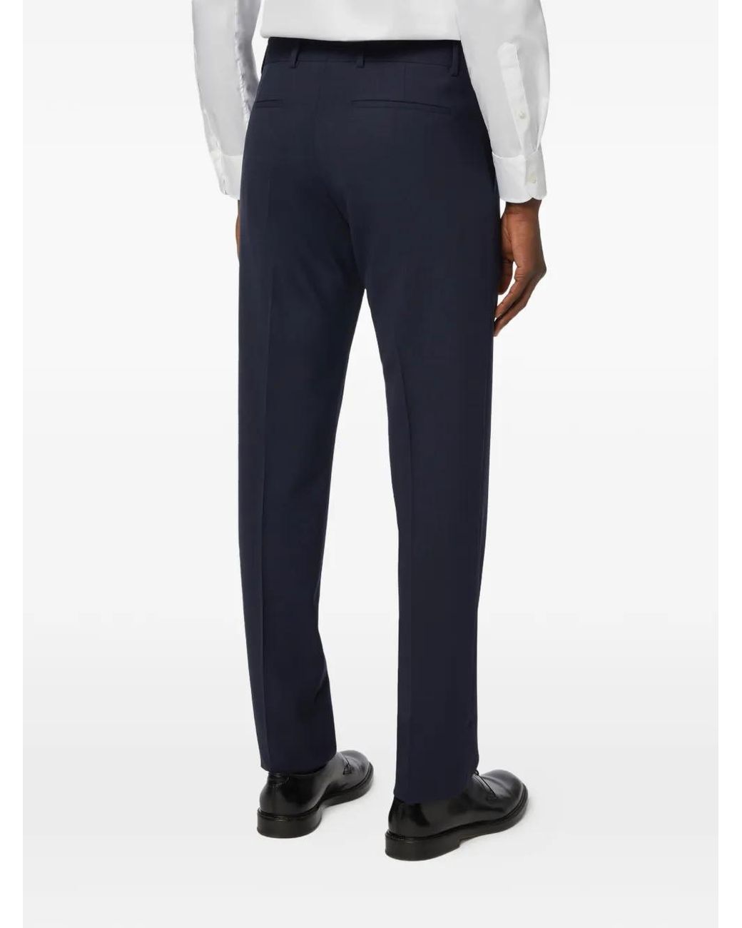 Boggi Blue Tailored Trousers for men