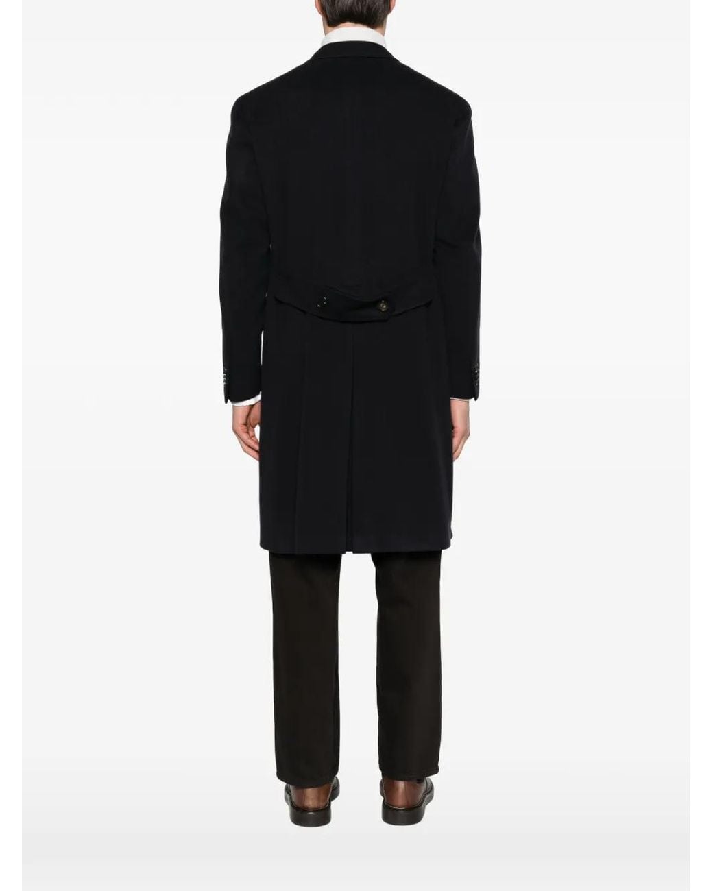 Abrigo Con Botones Corneliani de hombre de color Black