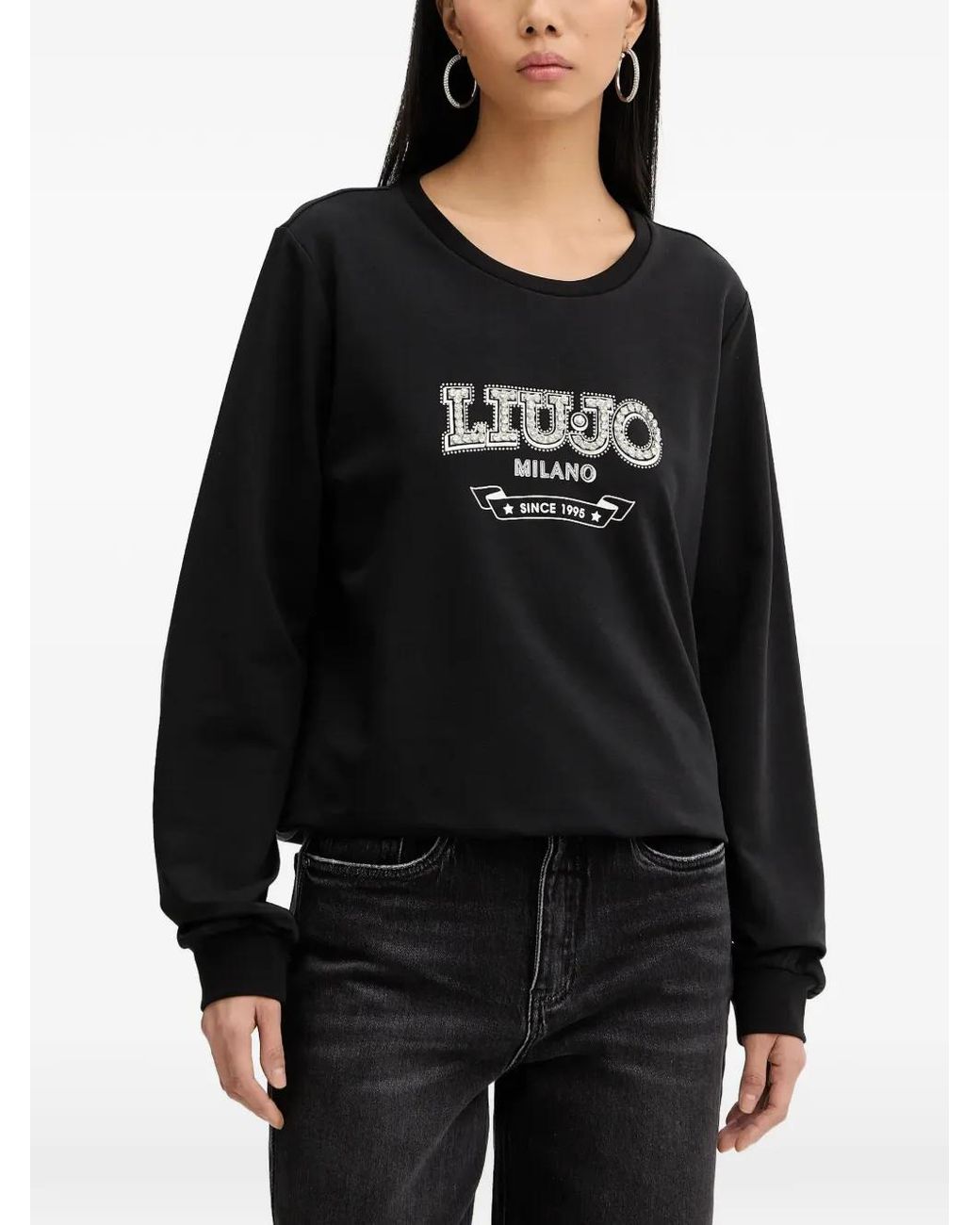 Liu Jo Top Met Logo in het Black