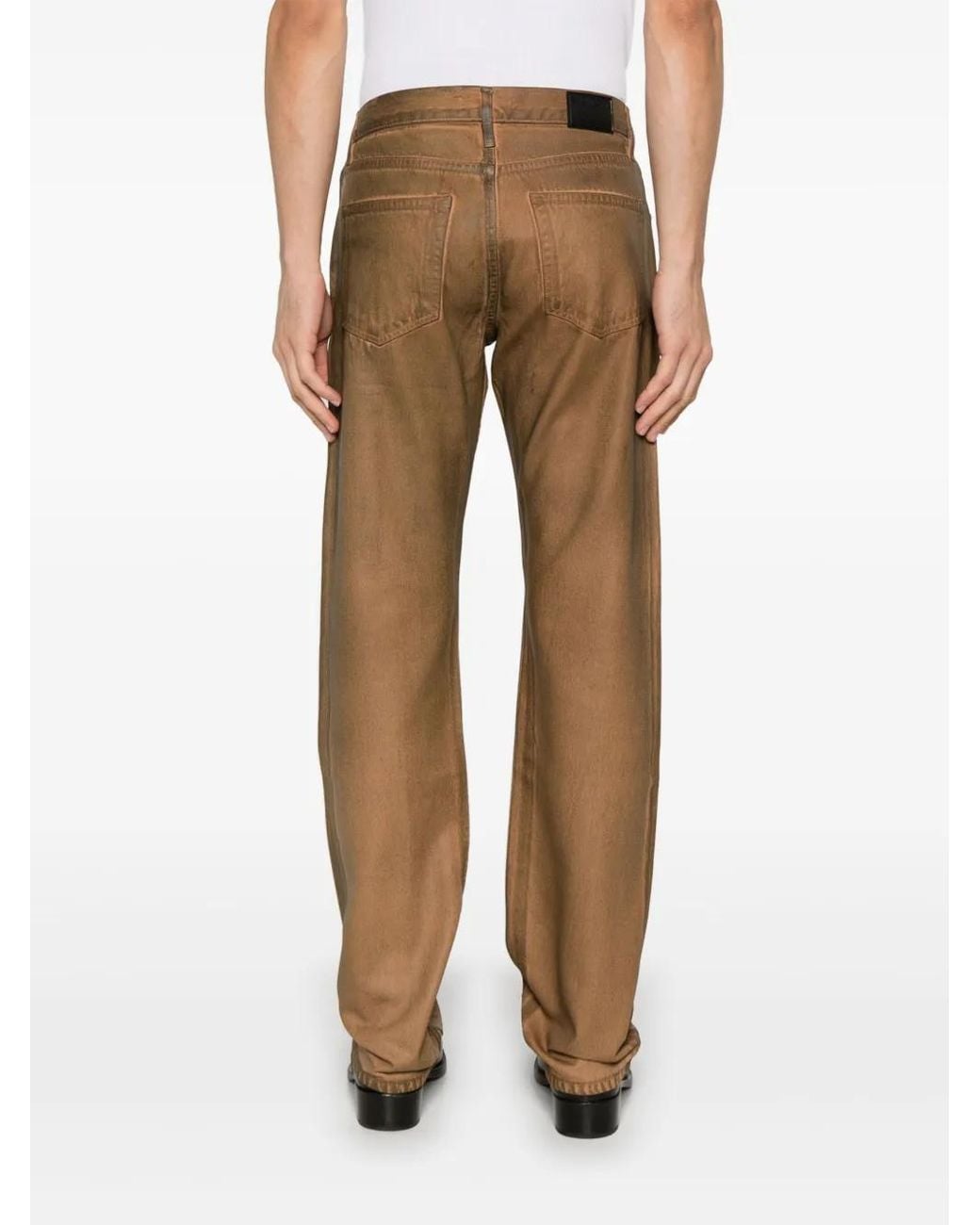 Helmut Lang Brown Worker Jeans for men