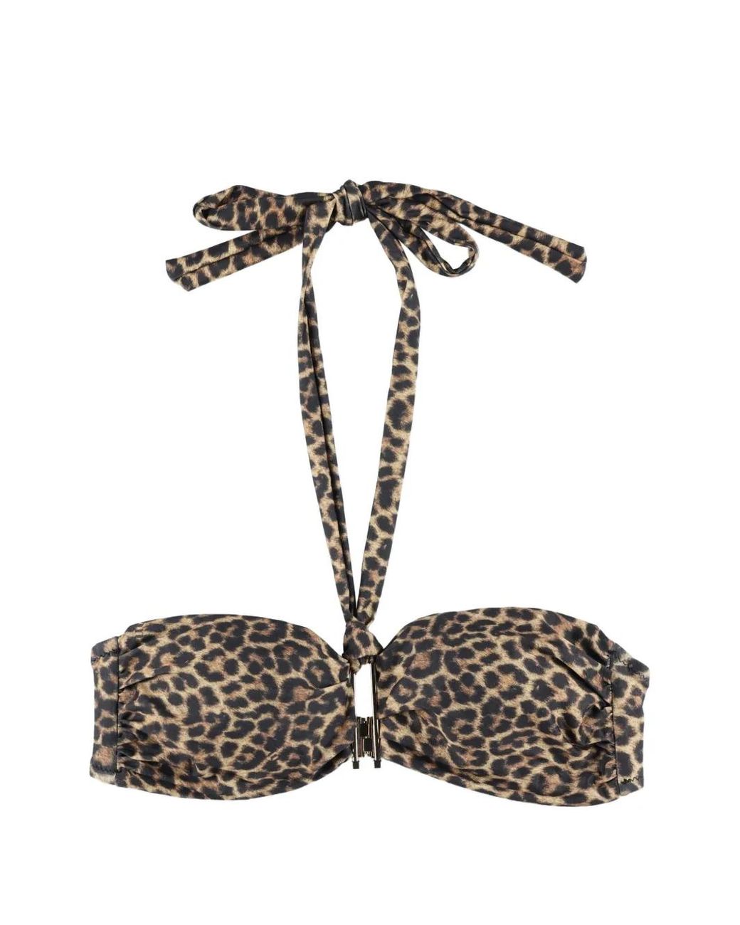 MATINEÉ Natural Lady Leopard-Print Bikini Top