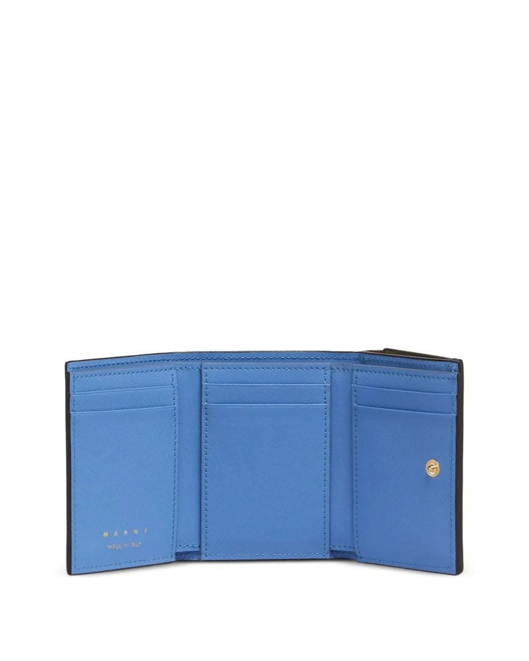 Marni Brown Portefeuille En Cuir