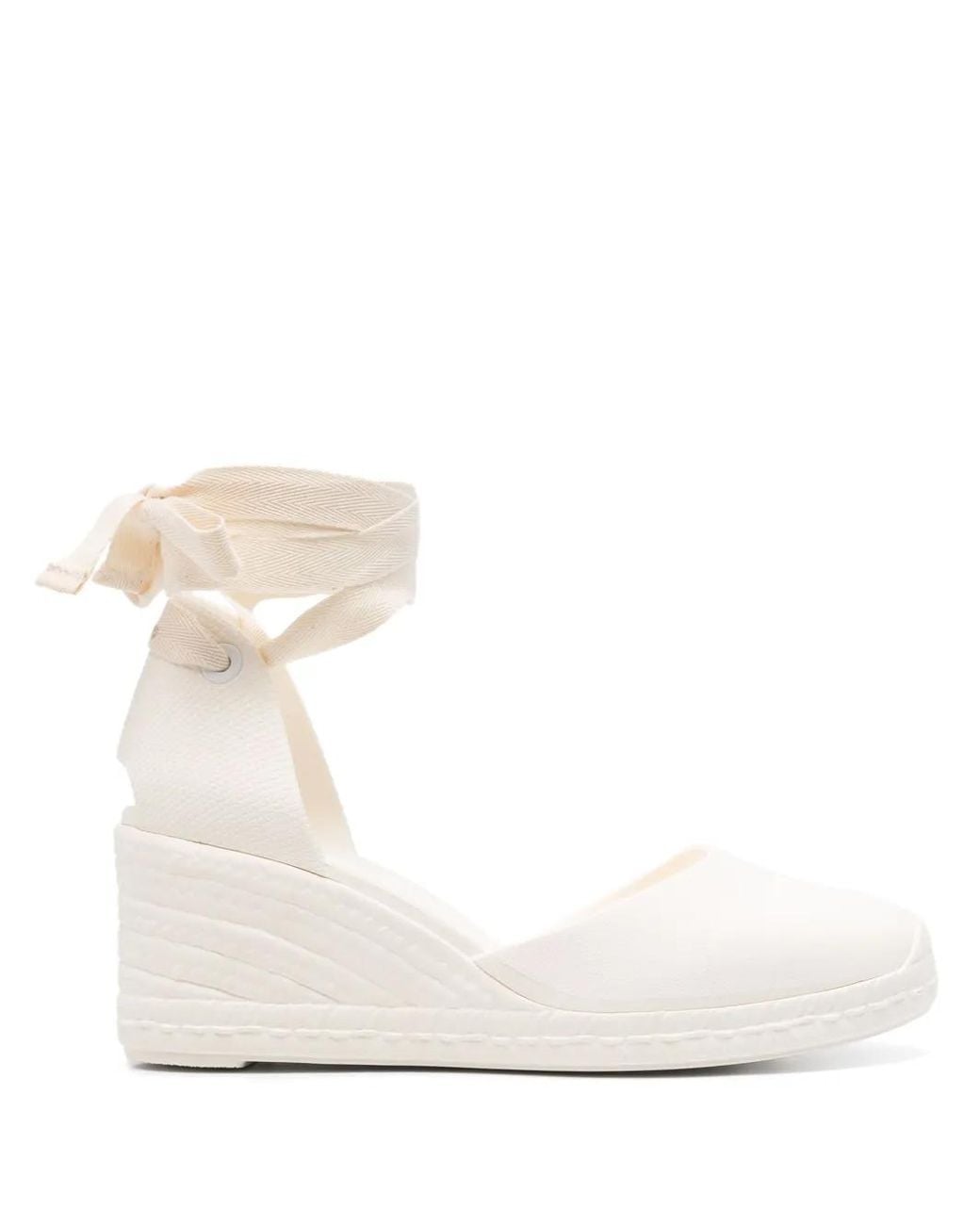 Castaner White Careen Espadrilles