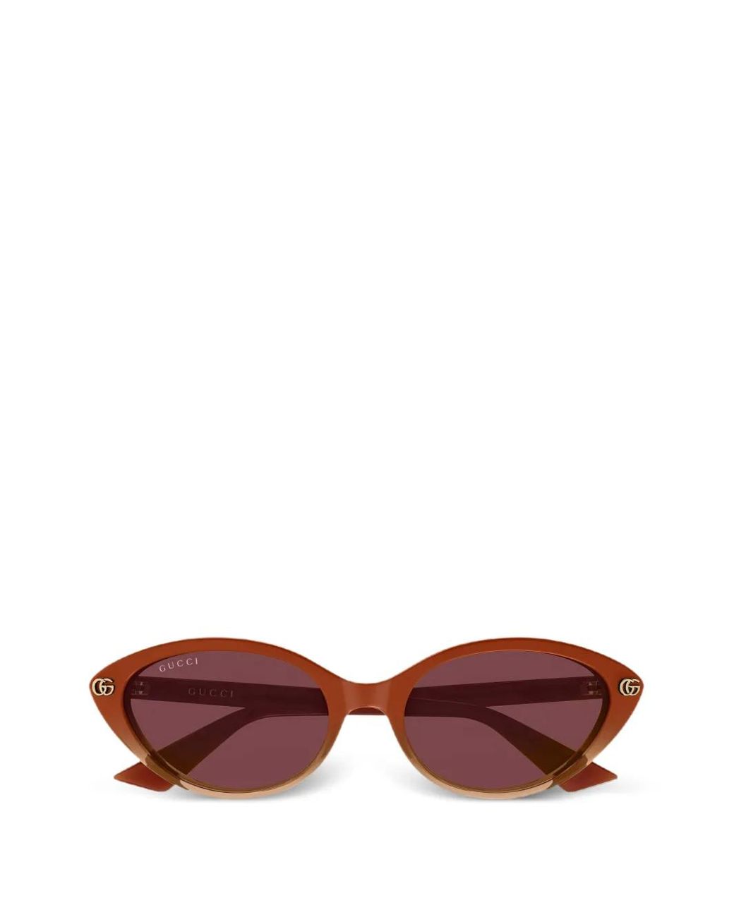 Gucci Red Lunettes De Soleil À Monture Papillon