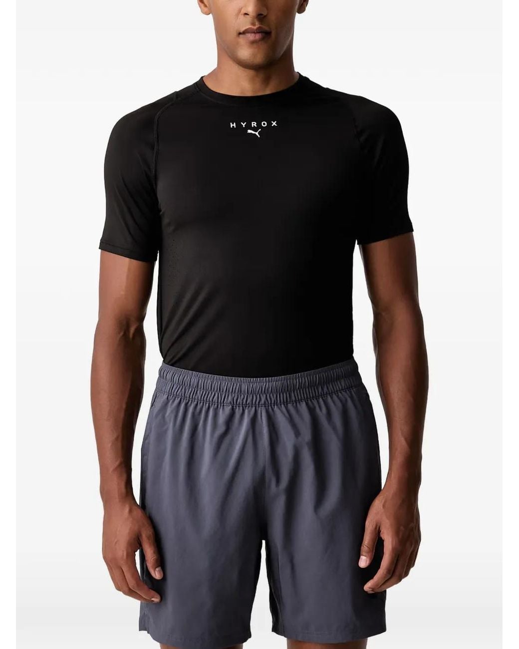 PUMA Black X Hyrox T-Shirt À Manches Raglan for men