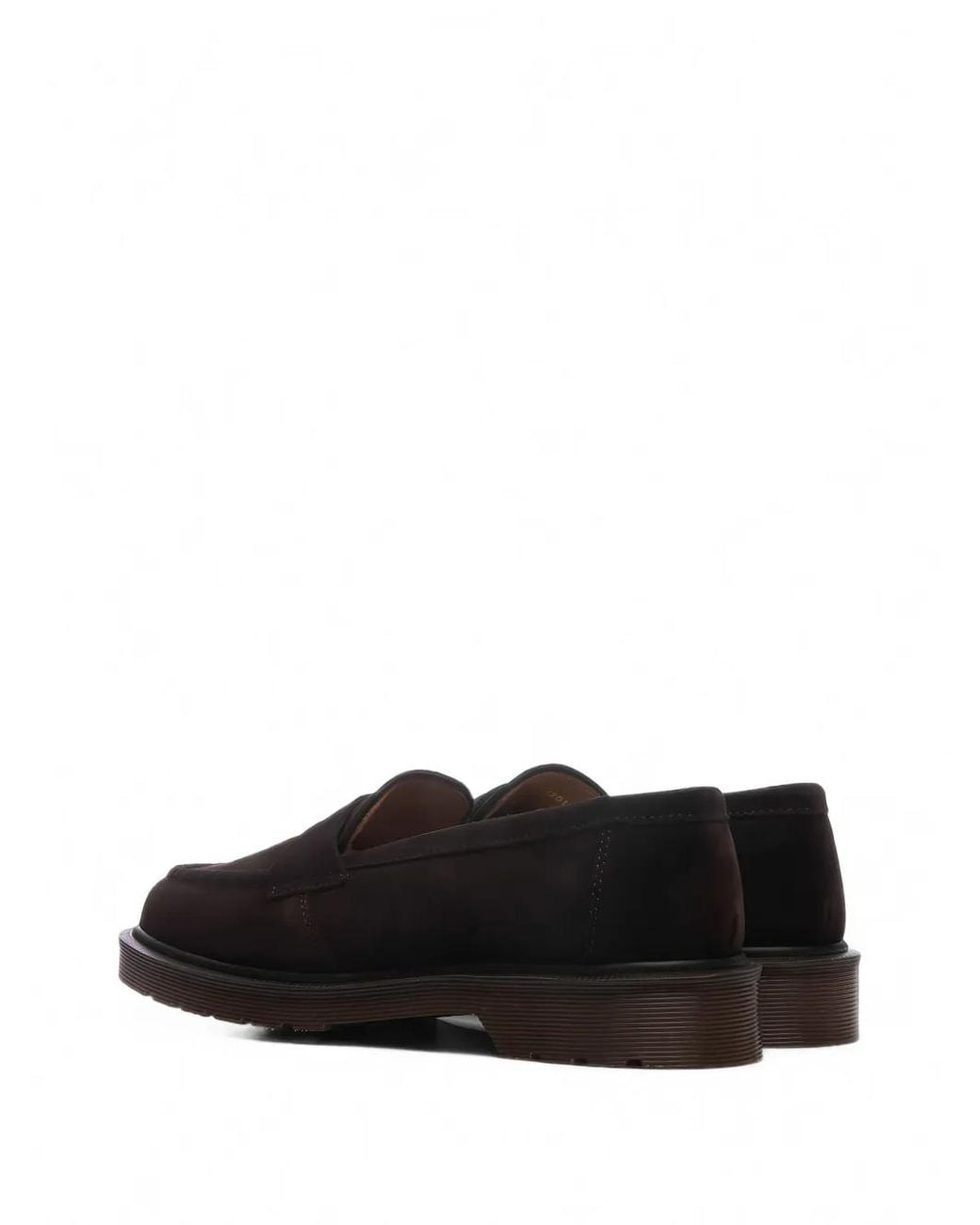 Dr. Martens Black Delapre Leather Loafers for men