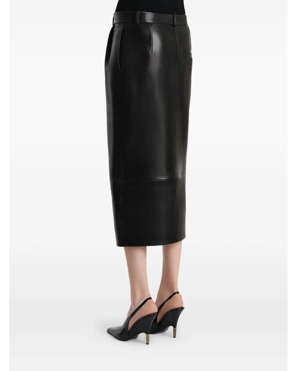 Khaite Black Anden Skirt